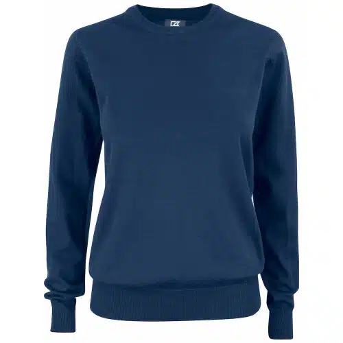 Stickadtröja Crewneck Dam Gymnasiet