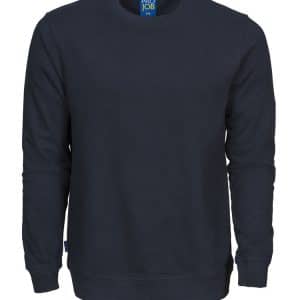 Sweatshirt 100% bomull marinblå