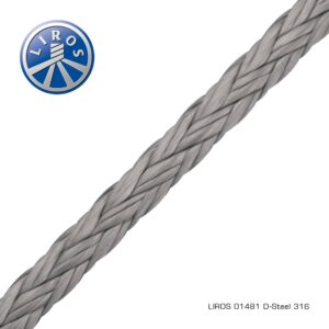 Hanfot D-steel Dyneema 2st splitsade ögon med skydd