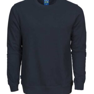 Sweatshirt 100% bomull marinblå